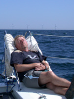 Wolfgangs genussvolles Segeln bei 4Bft. (c)Peter